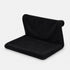 Hamac de radiateur pour chat en peluche noir avec surface douce et confortable, idéal pour garder votre chat au chaud.