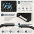 Infographie détaillant les caractéristiques du lit mural pour chat pliable avec tissu mesh respirant 3 couches, structure métallique robuste, tube à clips pratique et matériaux résistants pour un couchage durable et confortable.